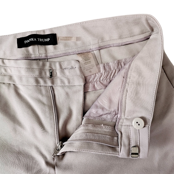 Ivanka Trump Gray Slim Ankle Pants - Size 2 - Picture 4 of 13